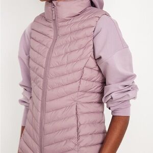 Old Navy Lilac Puffer Vest